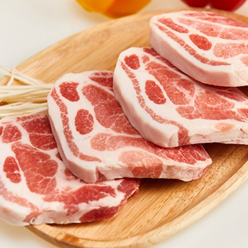 국내산 돼지 목살 스테이크 수육 보쌈 두루치기 소포장 1kg